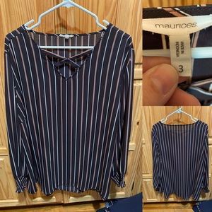 Maurices 3x blouse